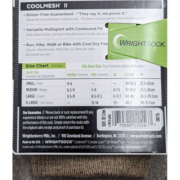 Wrightsock Coolmesh II socks - Picture 5 of 6